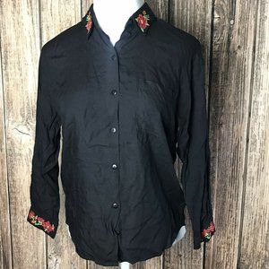 Free Style Vintage Collared Button Down Shirt S
